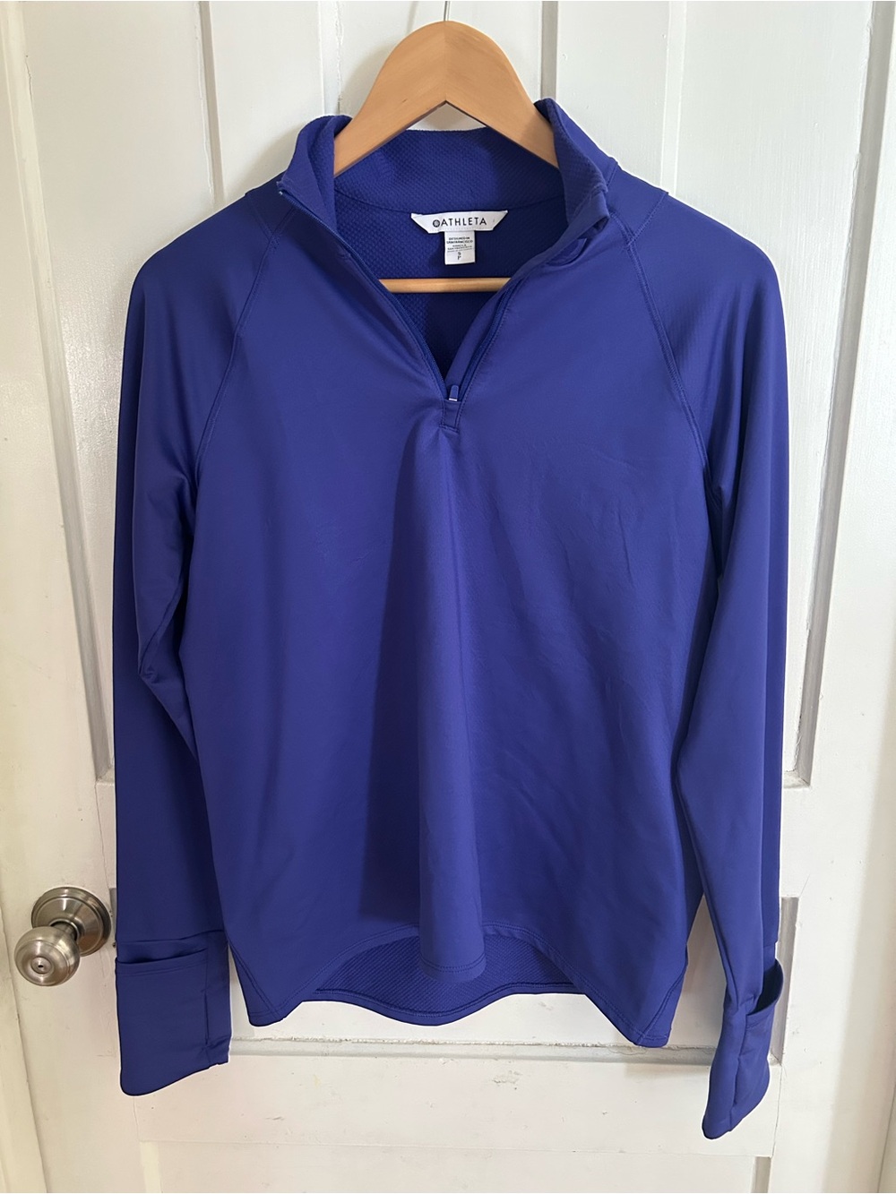 Athleta Violet Quarter-Zip Performance Pullover